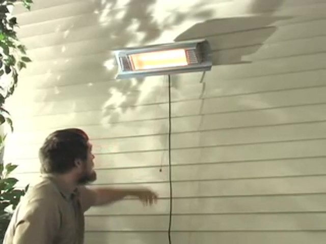 1200 - watt Heat Zone Garage / Patio Heater - image 7 from the video